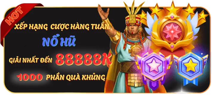 Biểu ngữ thưởng nạp lại cho cá cược thể thao, khuyến khích người chơi tiếp tục tham gia BetVN