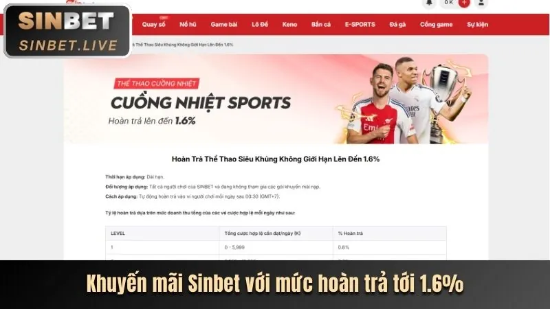Cá cược thể thao BetVN 2026